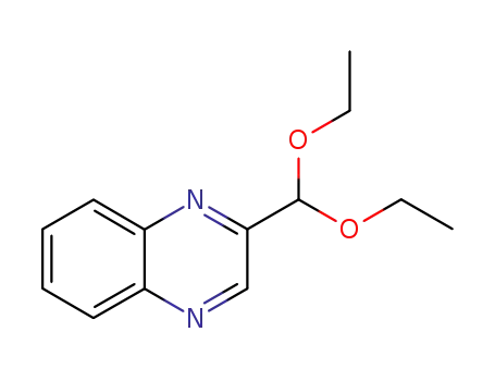 Molecular Structure of 100615-78-9 (2-(DIETHOXYMETHYL)QUINOXALINE)