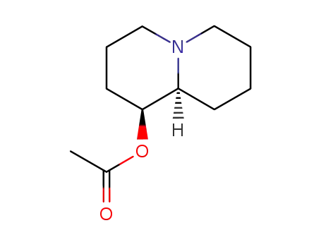 9arH-1c-Acetoxy-trans-chinolizidin (trans-1-Acetoxy-trans-chinolizidin)