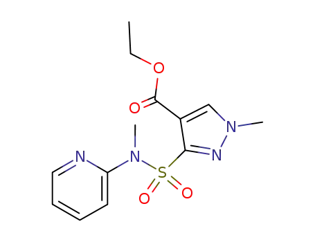 에틸 1-메틸-3-(메틸-피리딘-2-일-술파모일)피라졸-4-카르복실레이트