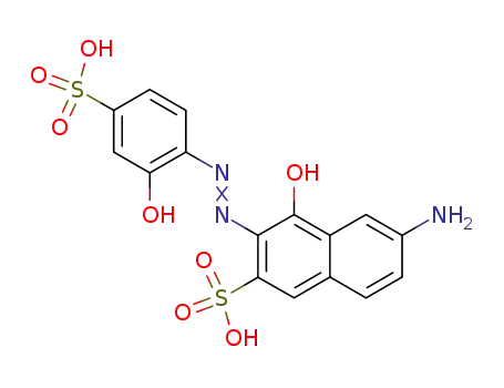 6-Amino-4-hydroxy-3-(2-hydroxy-4-sulfo-phenylazo)-naphthalene-2-sulfonic acid