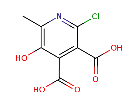 3,4-피리딘디카르복실산, 2-클로로-5-히드록시-6-메틸-