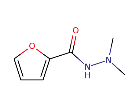 Molecular Structure of 159239-28-8 (2-Furancarboxylicacid,2,2-dimethylhydrazide(9CI))