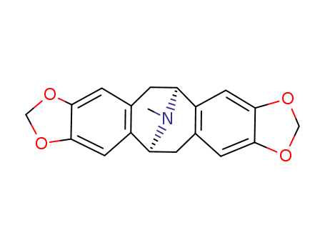 Cycloocta[1,2-f:5,6-f']bis[1,3]benzodioxol-5,12-imine,5,6,12,13-tetrahydro-15-methyl-, (5S,12S)-
