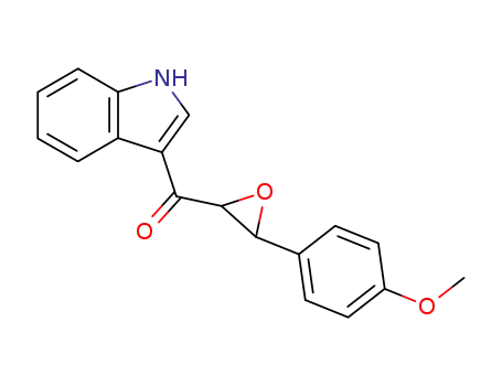 Molecular Structure of 15849-58-8 (1H-INDOL-3-YL[3-(4-METHOXYPHENYL)OXIRAN-2-YL]METHANONE)