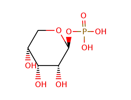 Molecular Structure of 15892-22-5 (xylose 1-phosphate)