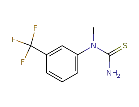 Molecular Structure of 1579-85-7 (Urea,  1-methyl-2-thio-1-(-alpha-,-alpha-,-alpha--trifluoro-m-tolyl)-  (7CI,8CI))
