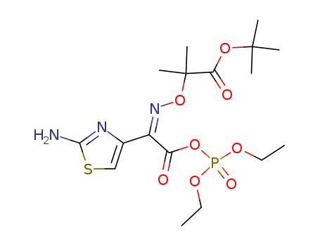 tert-butyl 2-[(Z)-[1-(2-amino-1,3-thiazol-4-yl)-2-diethoxyphosphoryloxy-2-oxoethylidene]amino]oxy-2-methylpropanoate
