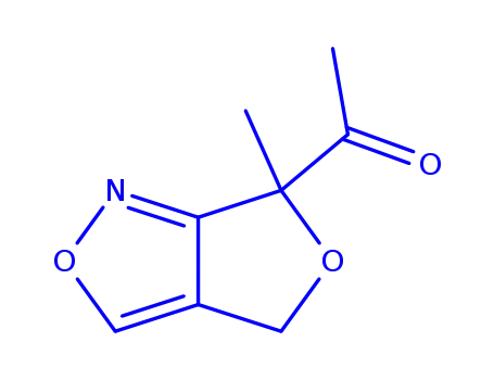 Ethanone, 1-(6-methyl-4H,6H-furo[3,4-c]isoxazol-6-yl)- (9CI)