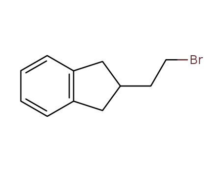 Molecular Structure of 159011-42-4 (1H-INDENE,2-(2-BROMOETHYL)-2,3-DIHYDRO)