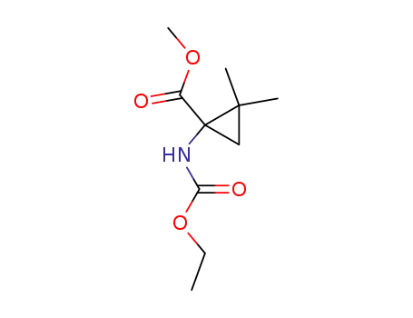 1-Ethoxycarbonylamino-2,2-dimethyl-cyclopropanecarboxylic acid methyl ester