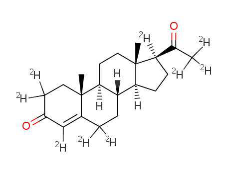 Pregn-4-ene-3,20-dione-2,2,4,6,6,17,21,21,21-d9(9CI)