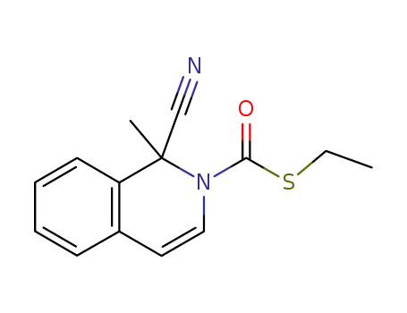 1-Cyano-1-methyl-2(1H)-isoquinolinecarbothioic acid S-ethyl ester