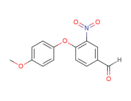 4-(4-METHOXY-PHENOXY)-3-NITRO-BENZALDEHYDE