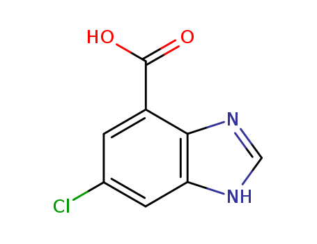 6-chloro-1H-benzimidazole-4-carboxylic acid;6-Chlorobenzimidazole-4-carboxylic acid;6-Chloro-1H-benzo[d]imidazole-4-carboxylic acid;6-chlorobenzo[d]imidazole-4-carboxylic acid;