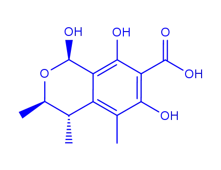 Molecular Structure of 157643-56-6 (citrinin hydrate)