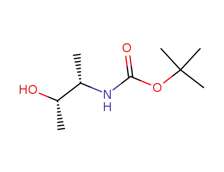 Molecular Structure of 157394-45-1 (Carbamic acid, [(1S,2S)-2-hydroxy-1-methylpropyl]-, 1,1-dimethylethyl ester)