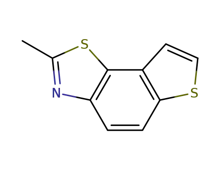 Molecular Structure of 18044-93-4 (Thieno[2,3-g]benzothiazole, 2-methyl- (8CI,9CI))