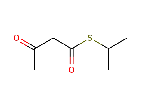 Molecular Structure of 15780-62-8 (3-Oxothiobutyric acid S-isopropyl ester)