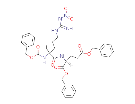 <i>N</i>-(<i>N</i><sup>α</sup>-benzyloxycarbonyl-<i>N</i><sup>ω</sup>-nitro-L-arginyl)-L-glutamic acid dibenzyl ester