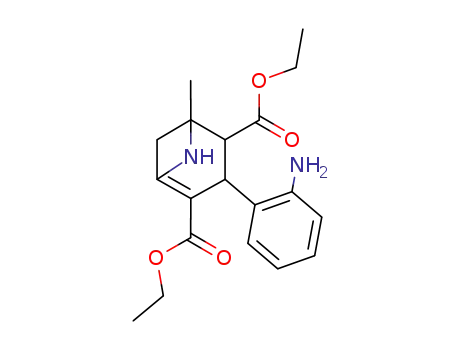 3-(2-aminophenyl)-5-methyl-6-azabicyclo<3,3,1>hept-1-ene-2,4-dicarboxylic acid diethyl ester