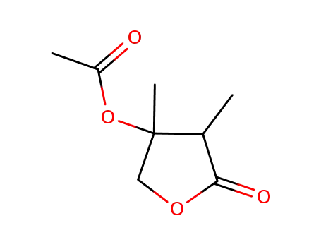 3,4-dimethyl-5-oxotetrahydrofuran-3-yl acetate