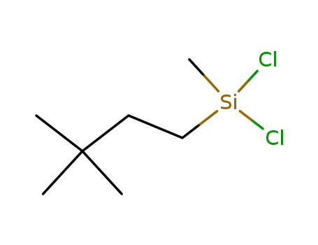Molecular Structure of 157223-34-2 (3,3-Dimethylbutyl Methyl Dichlorosilane)