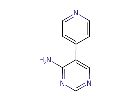 Molecular Structure of 22433-65-4 (4-Amino-5-(4-pyridyl)-pyrimidin)