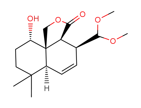 (1S,2S,6S,9S,10S)-2-hydroxy-9-(dimethoxy)methyl-5,5-dimethyl-12-oxatricyclo[8.3.0.0<sup>1,6</sup>]tridec-7-en-11-one