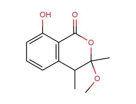 3,4-dihydro-8-hydroxy-3-methoxy-3,4-dimethylisocoumarin