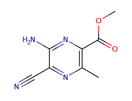 피라진카르복실산, 6-아미노-5-시아노-3-메틸-, 메틸 에스테르(9CI)