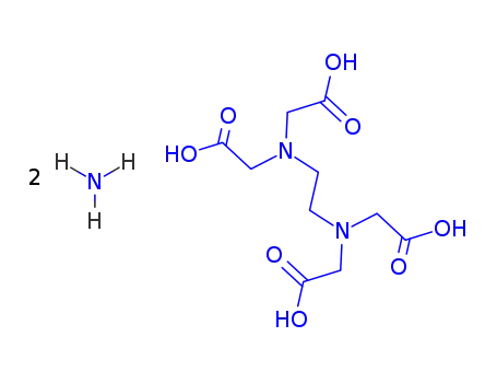 Molecular Structure of 15934-01-7 (triammonium hydrogen ethylenediaminetetraacetate)