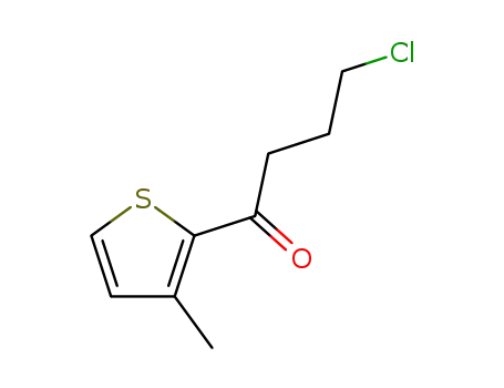 Molecular Structure of 157925-24-1 (4-Chloro-1-(3-Methyl-2-thienyl)-1-butanone)