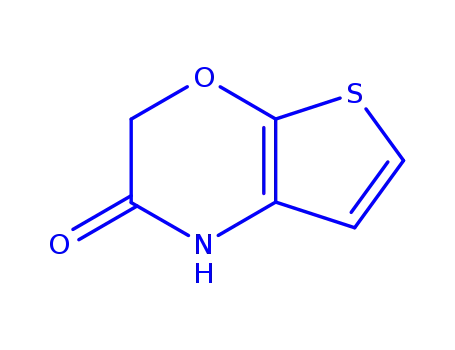 Molecular Structure of 158560-72-6 (1H-Thieno[2,3-b][1,4]oxazin-2(3H)-one)