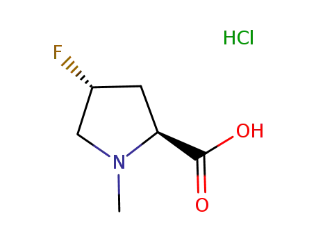 (2S,4R)-N-methyl-4-fluoropyrrolidine-2-carboxylic acid hydrochloride