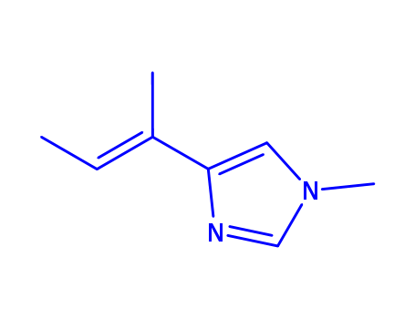 1H-Imidazole,1-methyl-4-(1-methyl-1-propenyl)-, (E)- (9CI)