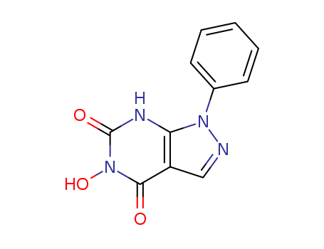 1H-Pyrazolo[3,4-d]pyrimidine-4,6(5H,7H)-dione,5-hydroxy-1-phenyl- cas  16075-63-1