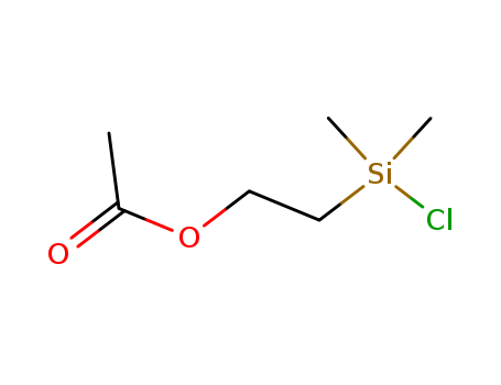 2-[chloro(dimethyl)silyl]ethyl acetate cas no. 18306-45-1 98%