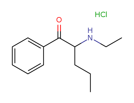 2-(ethylamino)-1-phenylpentan-1-one hydrochloride (1:1)