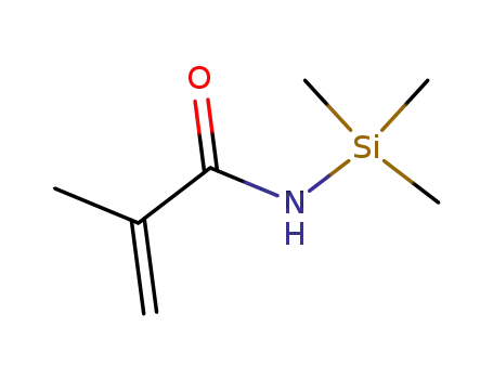 Molecular Structure of 18295-89-1 (METHACRYLAMIDOTRIMETHYLSILANE)