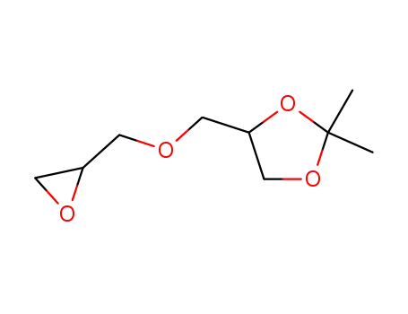 Molecular Structure of 1607-37-0 (4-[(2,3-EPOXYPROPOXY)METHYL]-2,2-DIMETHYL-1,3-DIOXOLANE)