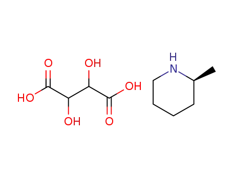 Molecular Structure of 36702-48-4 ((S)-2-Methylpiperidine-L-tartrate)