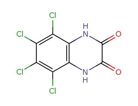 Molecular Structure of 18225-85-9 (5,6,7,8-tetrachloro-1,4-dihydroquinoxaline-2,3-dione)