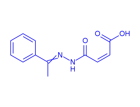 (Z)-4-oxo-4-[(2Z)-2-(1-phenylethylidene)hydrazinyl]but-2-enoic acid