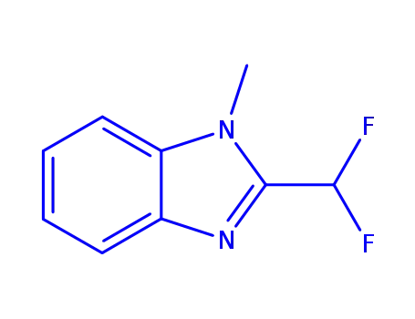 1H-Benzimidazole,2-(difluoromethyl)-1-methyl-(9CI)