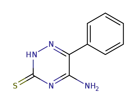 5-amino-6-phenyl-2<i>H</i>-[1,2,4]triazine-3-thione