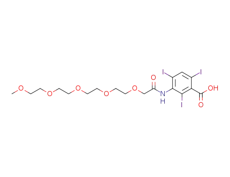 Molecular Structure of 16024-67-2 (Iotrizoic acid)