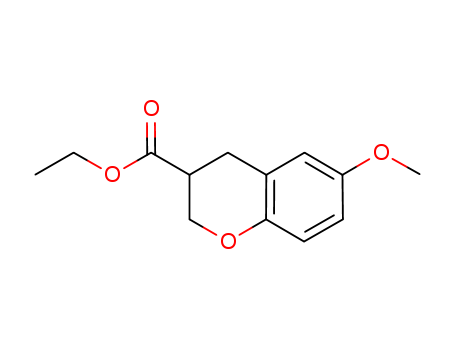 6-METHOXY-CHROMAN-3-CARBOXYLIC ACID ETHYL ESTER