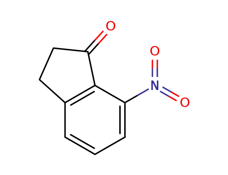 Molecular Structure of 183061-37-2 (7-Nitro-1-indanone)