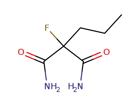 Molecular Structure of 18283-32-4 (2-fluoro-2-propylpropanediamide)