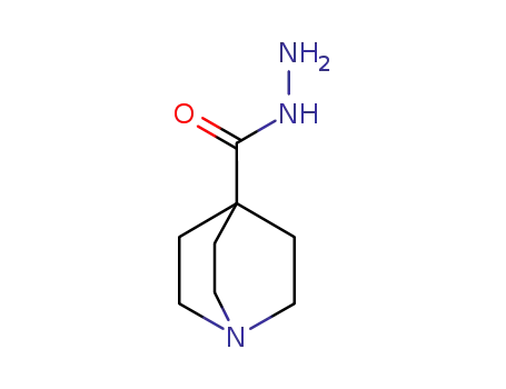 Molecular Structure of 18339-47-4 (quinuclidine-4-carbohydrazide)